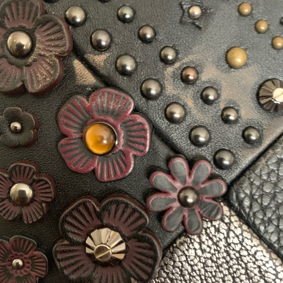 Coach Quilted Tea Rose Crossbody - Picture 12 of 16